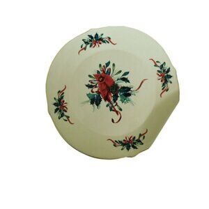 Lenox Winter greetings Round Platter New W/ Tags Retired in Box
